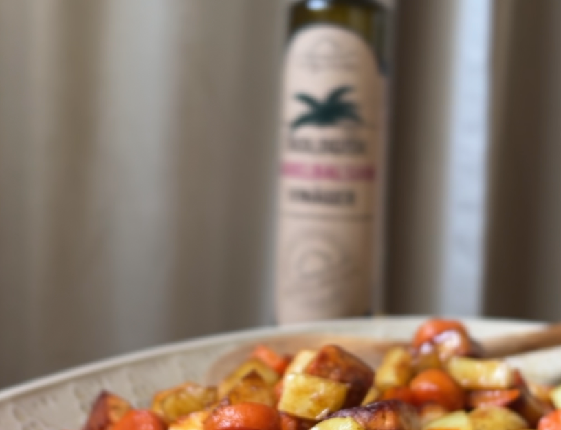 Karamelliserad rotfruktsplåt