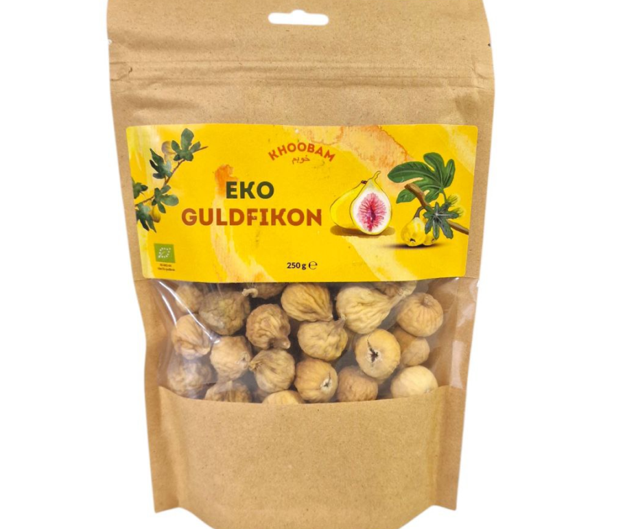 Guldfikon torkade EKO 250g i 12st – Premium torkad frukt för butik
