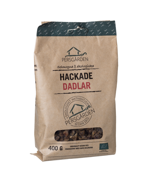 Hackade dadlar EKO 400g i 12st – Perfekt för matlagning och nyttigare bakning