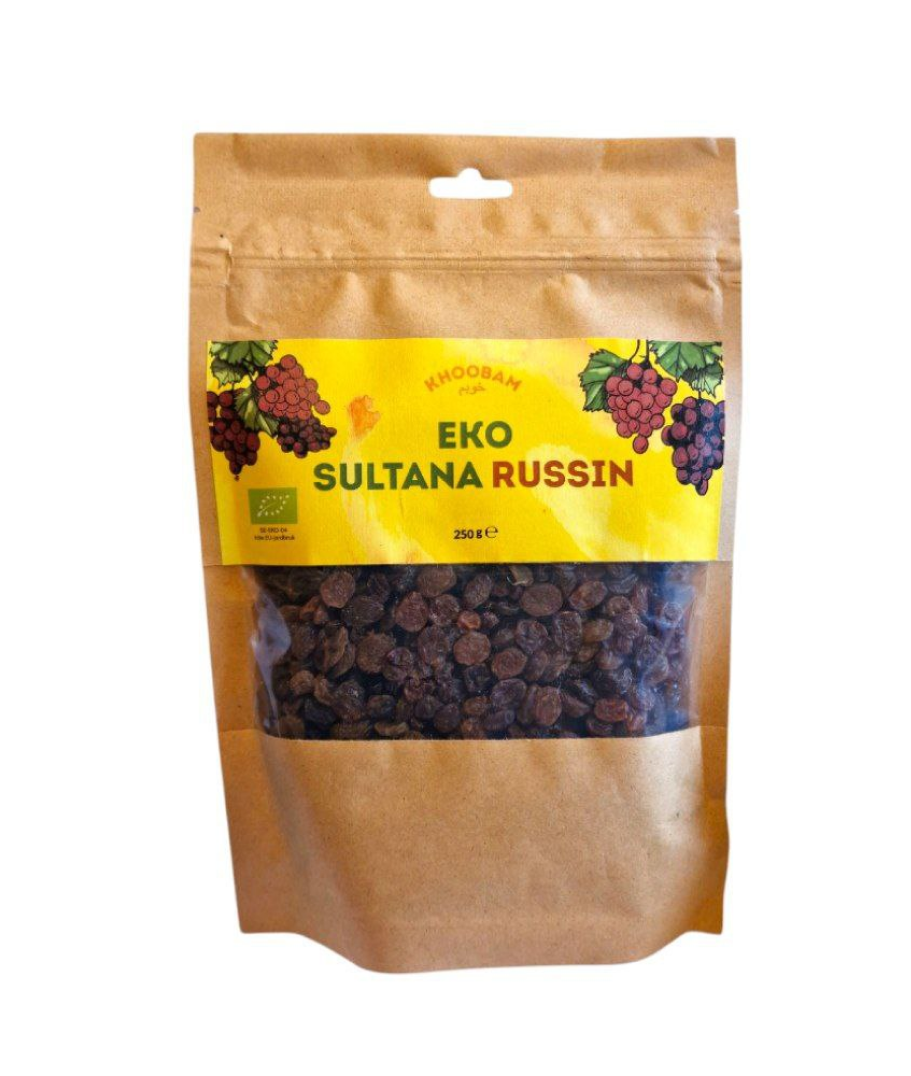Sultana russin EKO 250g – Ekologiska torkade druvor för bageri och snacks