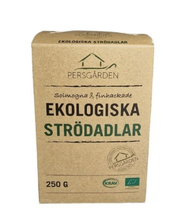 Strödadlar EKO 250g i 24st grossistförpackning – Hackade dadlar för bageri