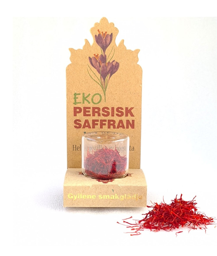 Persisk saffran EKO 0,5g – Portioner för butik i 20st kartong