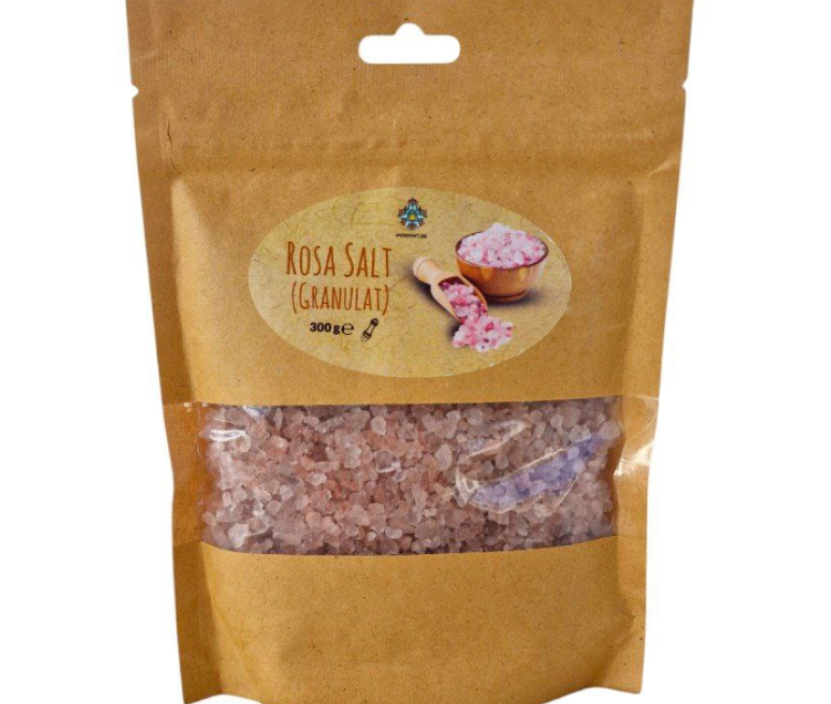 Rosa bergsalt grovmalet 300g – Mineralsalt för kvarnar i 20st grossistförpackning