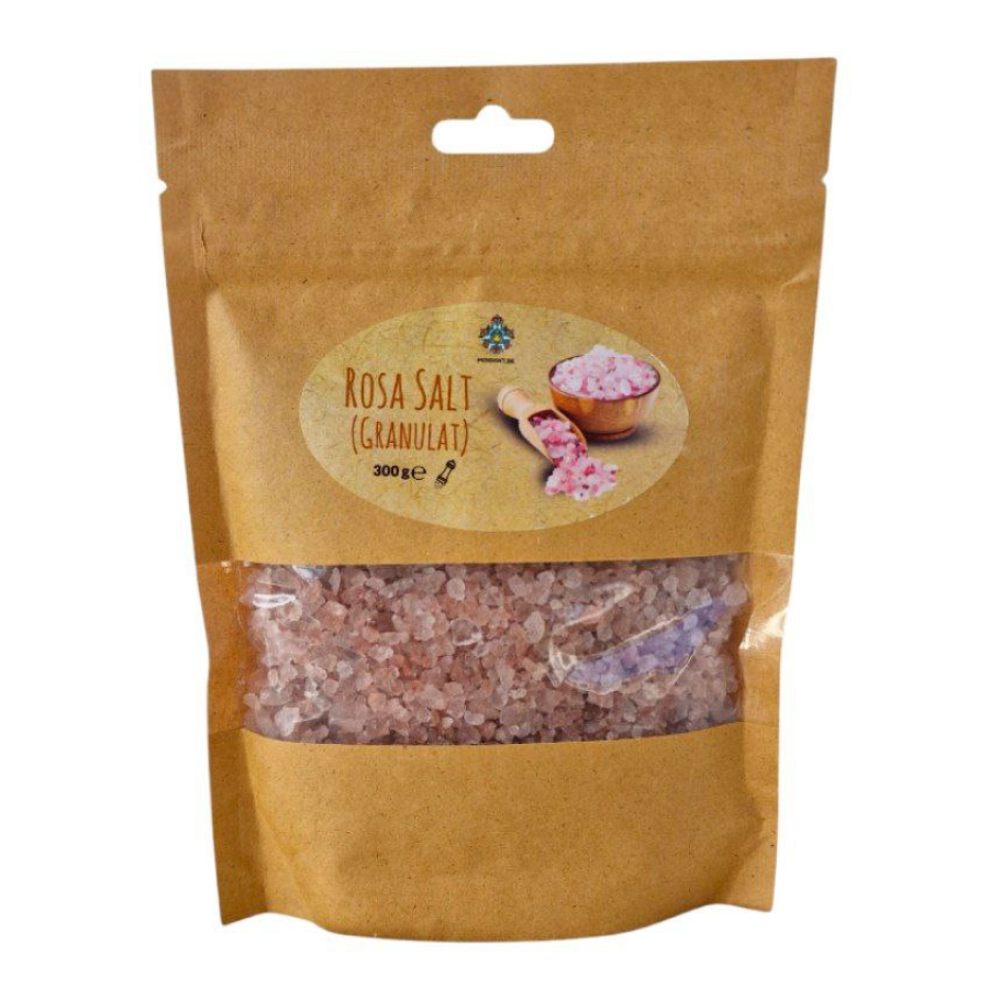 Rosa bergsalt grovmalet 300g – Mineralsalt för kvarnar i 20st grossistförpackning