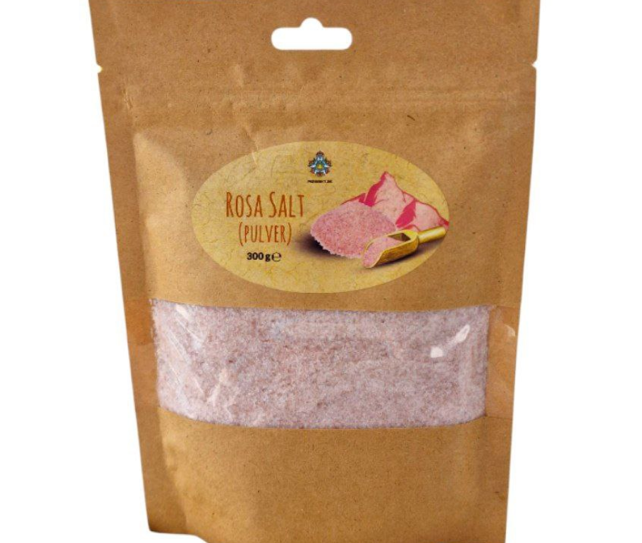 Rosa bergsalt malet 300g i 20st kartong – Naturligt mineralsalt för B2B